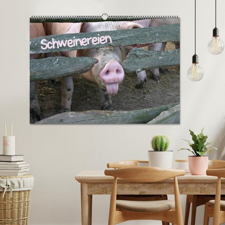 Produktbild: Schweinereien (Wandkalender 2026 DIN A2 quer), CALVENDO Monatskalender