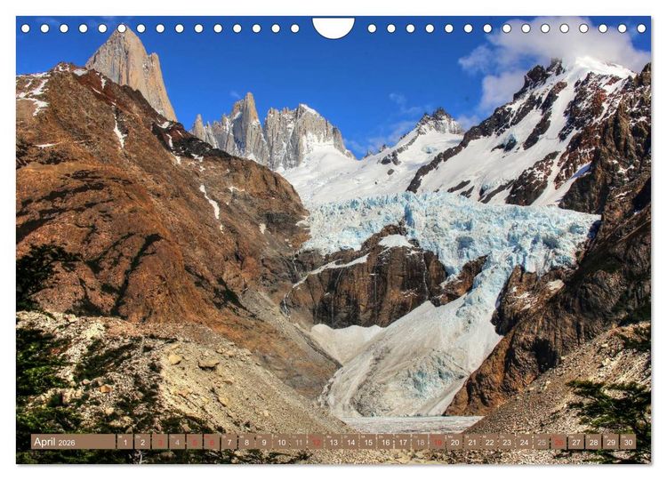 Produktbild: Wildes Patagonien - Abenteuer am Ende der Welt (Wandkalender 2026 DIN A4 quer), CALVENDO Monatskalender