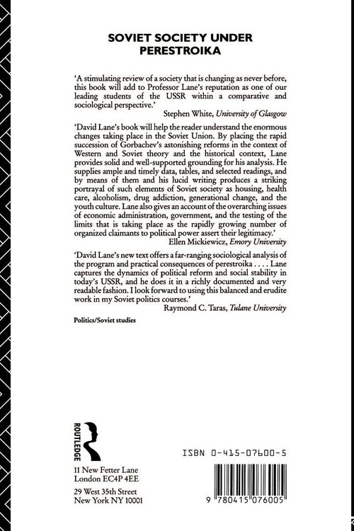 Produktbild: Soviet Society Under Perestroika