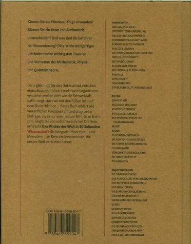 Produktbild: Das Wissen der Welt in 30 Sekunden