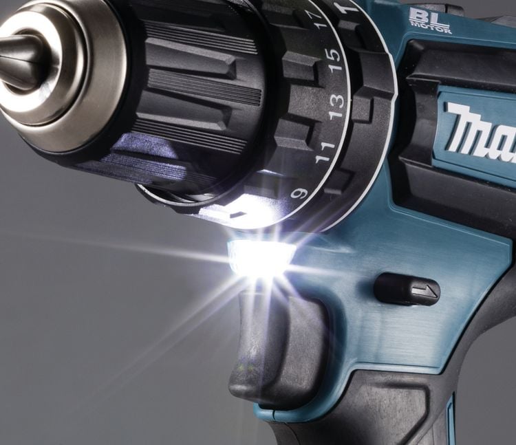 Produktbild: Makita DHP485RTJ 2-Gang-Akku-Schlagbohrschrauber inkl. 2. Akku, inkl. Ladeger&auml;t, inkl. Koffer