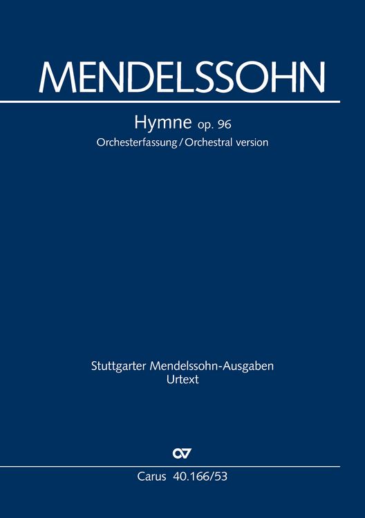 Produktbild: Hymne (Klavierauszug, auch Orgelauszug)