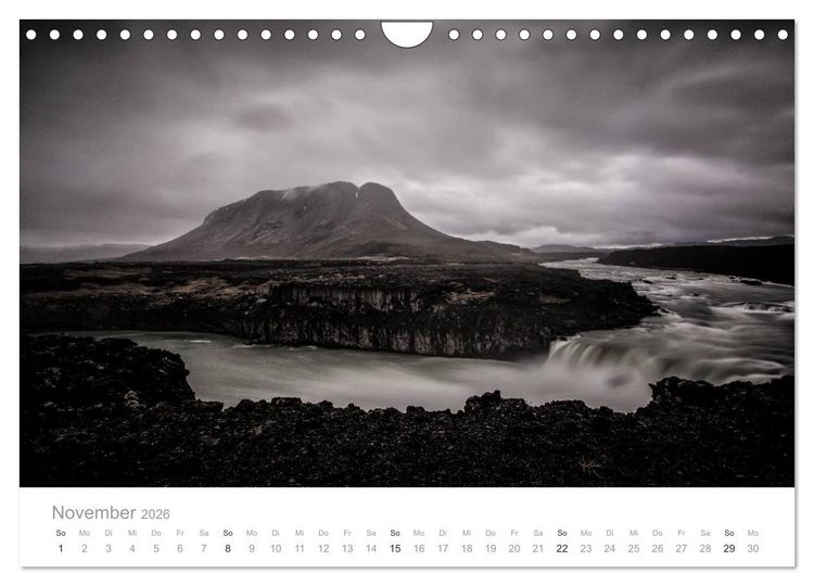 Produktbild: Island - Iceland Impressionen (Wandkalender 2026 DIN A4 quer), CALVENDO Monatskalender
