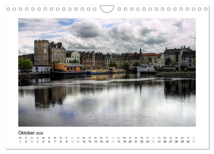 Produktbild: Edinburgh - Ansichten einer Stadt (Wandkalender 2026 DIN A4 quer), CALVENDO Monatskalender
