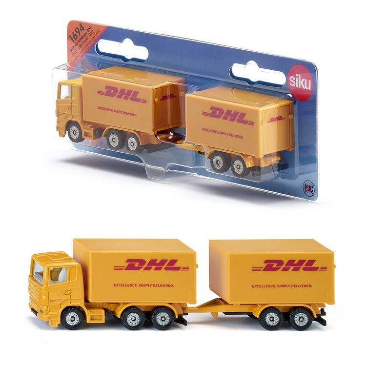 Bild vom Artikel Siku 1694 LKW mit Anhänger DHL vom Autor 