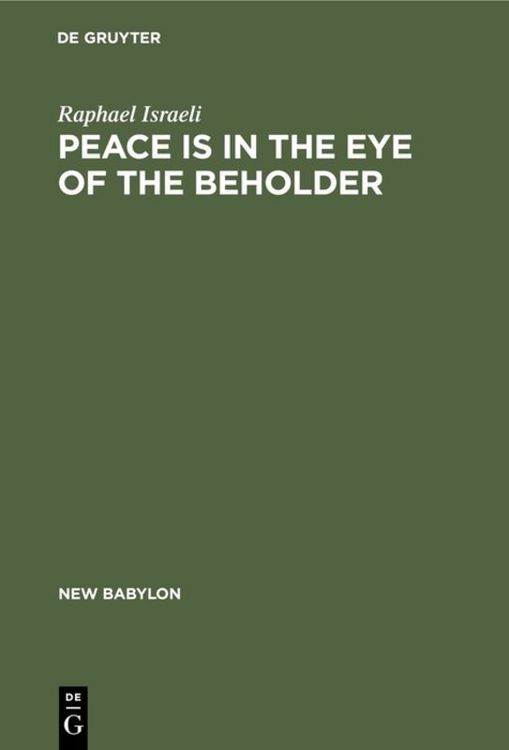 Produktbild: Peace is in the Eye of the Beholder