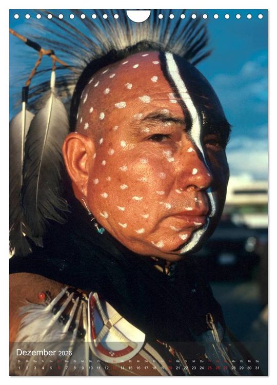 Produktbild: INDIANER Portrait Collection 2 (Wandkalender 2026 DIN A4 hoch), CALVENDO Monatskalender