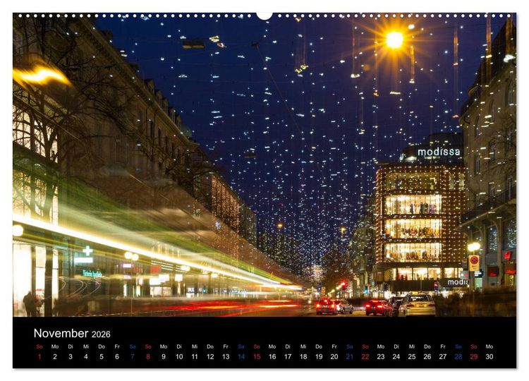 Produktbild: Z&Uuml;RICH - Little Big City (Wandkalender 2026 DIN A2 quer), CALVENDO Monatskalender