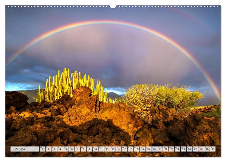 Produktbild: Kanarische Inseln - Vulkanische Natursch&ouml;nheiten (Wandkalender 2026 DIN A2 quer), CALVENDO Monatskalender