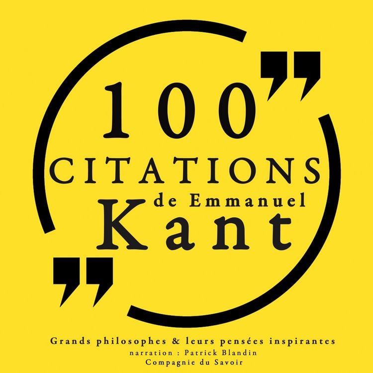 Produktbild: 100 citations d'Emmanuel Kant