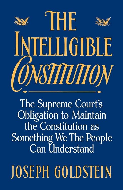 Produktbild: The Intelligible Constitution