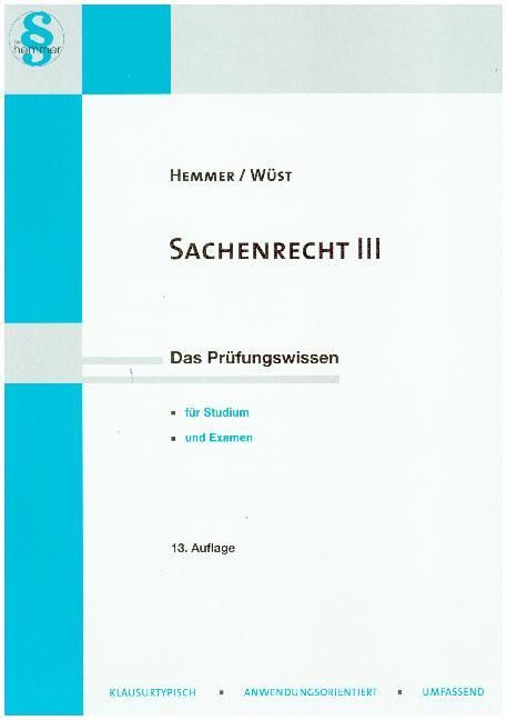 Produktbild: Sachenrecht III