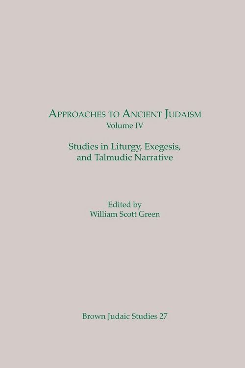 Produktbild: Approaches to Ancient Judaism, Volume IV