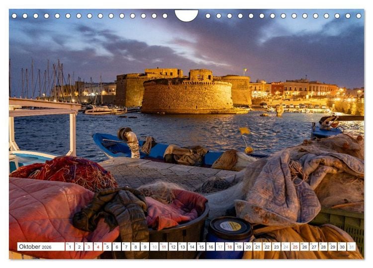 Produktbild: Italien - Apulien (Wandkalender 2026 DIN A4 quer), CALVENDO Monatskalender