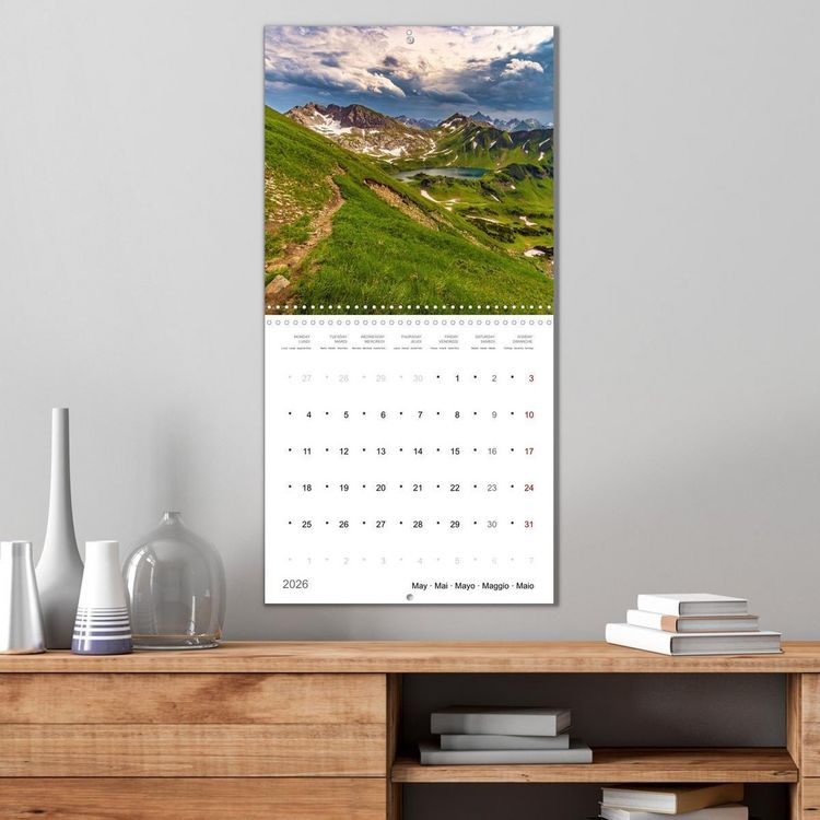 Produktbild: Light in the Bavarian Alps - Fantastic Landscapes (Wall Calendar 2026 12 &times; 12 Inch) CALVENDO 12 Month Wall Calendar