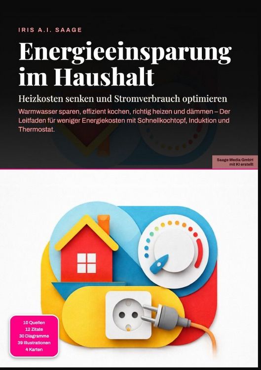 Produktbild: Energieeinsparung im Haushalt: Heizkosten senken und Stromverbrauch optimieren