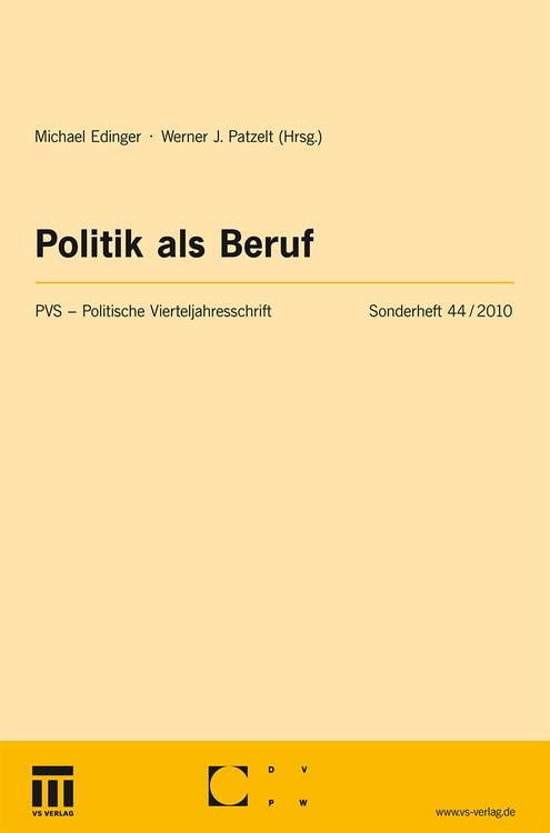 Bild vom Artikel Politik als Beruf vom Autor Michael Edinger