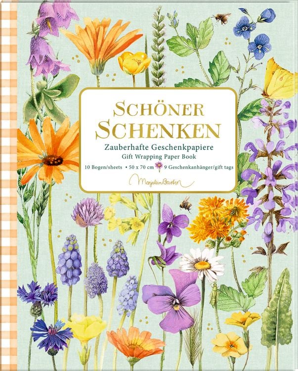 Produktbild: Geschenkpapier-Buch: Sch&ouml;ner Schenken - GartenLiebe (Bastin)