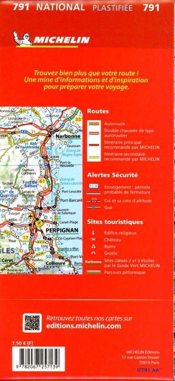 Michelin Frankreich 2023 (plastifiziert)