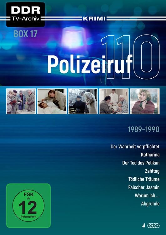 Produktbild: Polizeiruf 110 - Box 17 (DDR TV-Archiv) mit Sammelr&uuml;cken [4 DVDs]