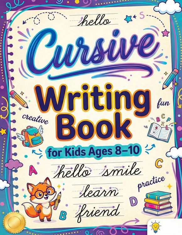 Produktbild: Cursive Writing Books for Kids age 8-10