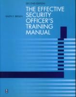 Produktbild: Effective Security Officer's Training Manual