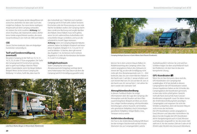 Produktbild: ACSI CampingCard & Stellplatzf&uuml;hrer 2025