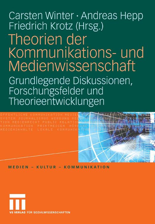 Produktbild: Theorien der Kommunikations- und Medienwissenschaft