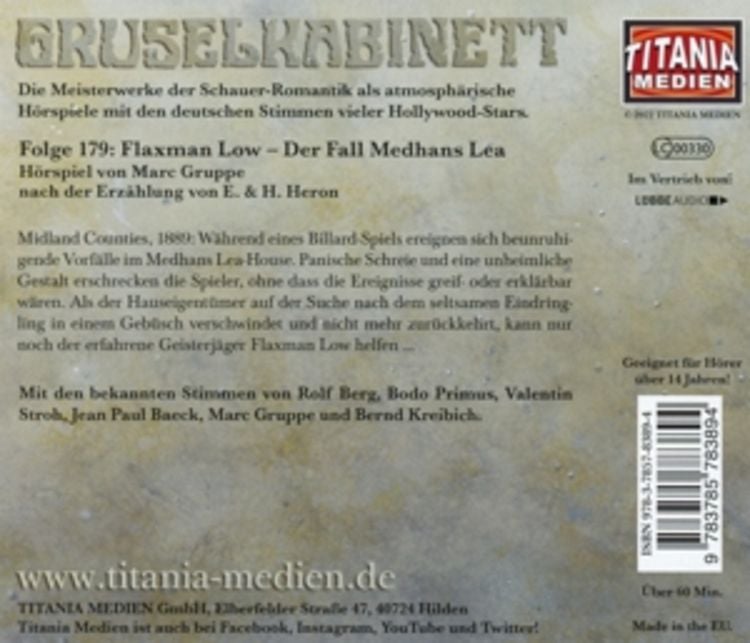 Produktbild: Gruselkabinett - Folge 179