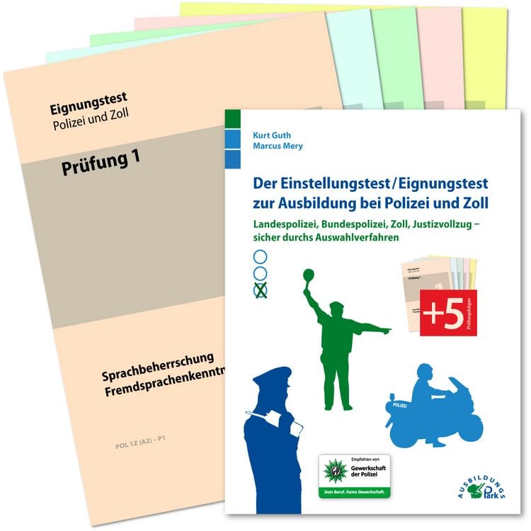 Produktbild: Der Einstellungstest / Eignungstest zur Ausbildung bei Polizei und Zoll