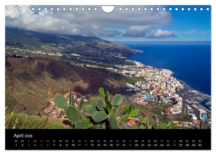 Produktbild: La Palma - die gr&uuml;ne Insel (Wandkalender 2026 DIN A4 quer), CALVENDO Monatskalender
