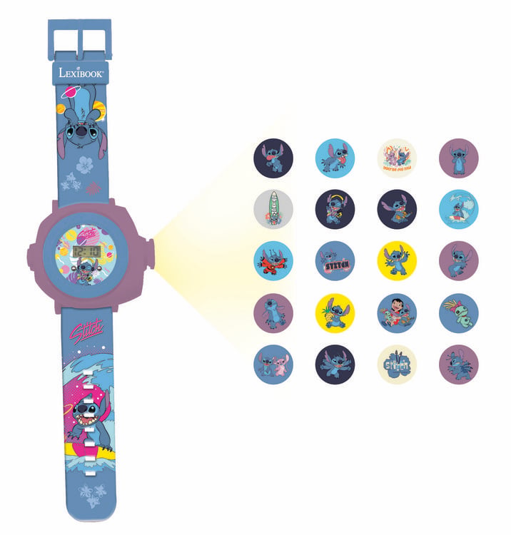 Produktbild: Stitch Digital Projection Watch mit 20 Bildern zum Projizieren