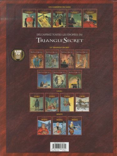 Produktbild: Les gardiens du sang : le triangle secret