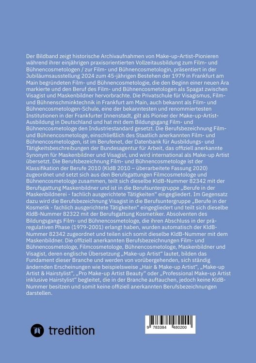 Produktbild: Film- und B&uuml;hnencosmetologe