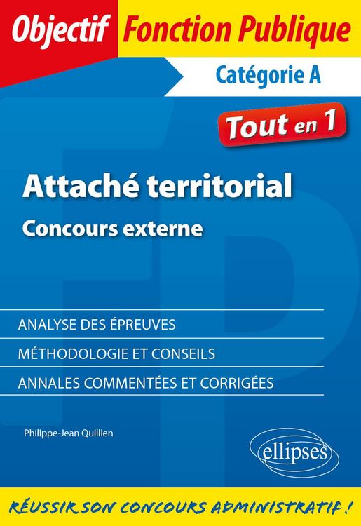 Produktbild: Attach&eacute; territorial. Concours externe