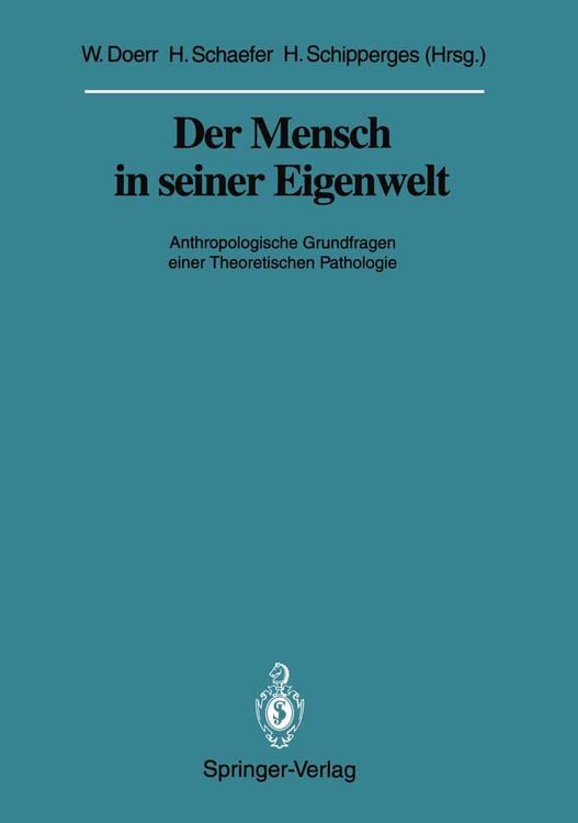 Produktbild: Der Mensch in seiner Eigenwelt