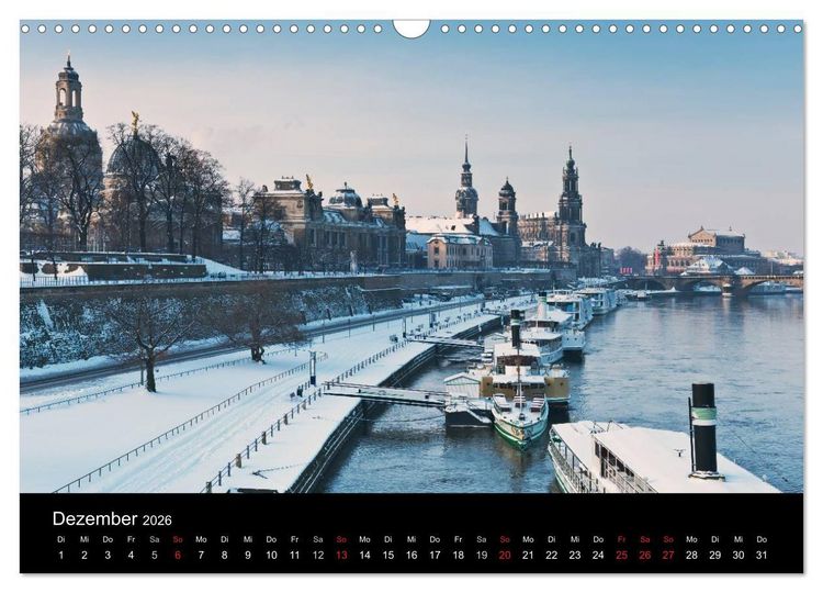 Produktbild: Dresden, das Florenz an der Elbe (Wandkalender 2026 DIN A3 quer), CALVENDO Monatskalender