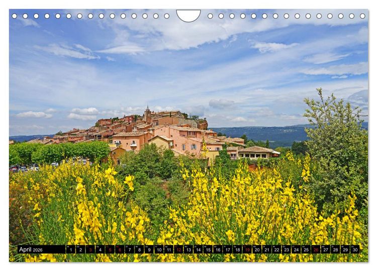 Produktbild: Sch&ouml;ne Orte in Frankreich (Wandkalender 2026 DIN A4 quer), CALVENDO Monatskalender