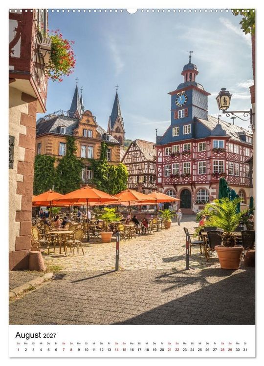 Produktbild: Faszination Hessen (Wandkalender 2027 DIN A2 hoch), CALVENDO Monatskalender
