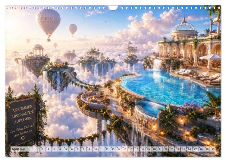 Produktbild: Die verr&uuml;cktesten Urlaubsdestinationen (Wandkalender 2027 DIN A3 quer), CALVENDO Monatskalender