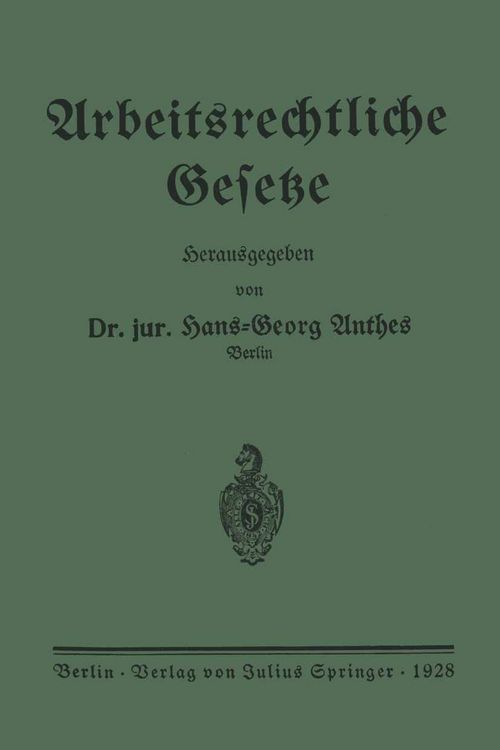 Produktbild: Arbeitsrechtliche Gesetze