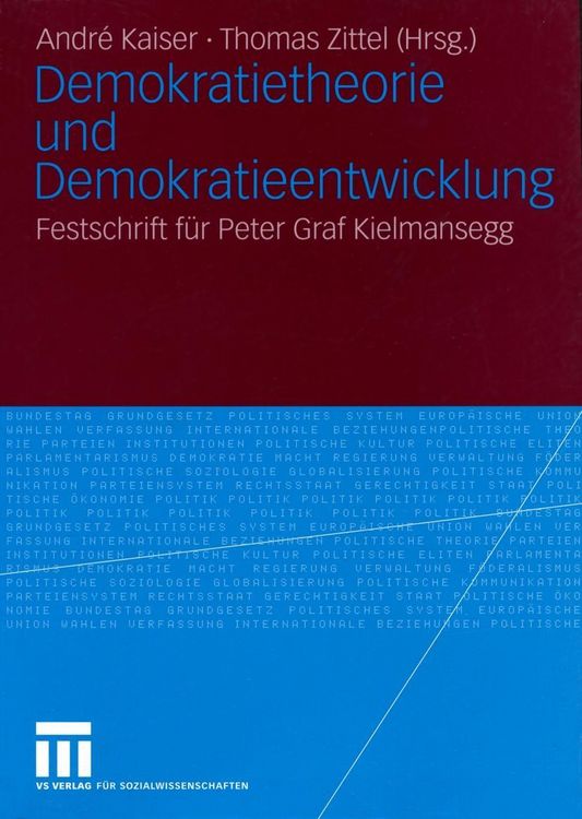Produktbild: Demokratietheorie und Demokratieentwicklung