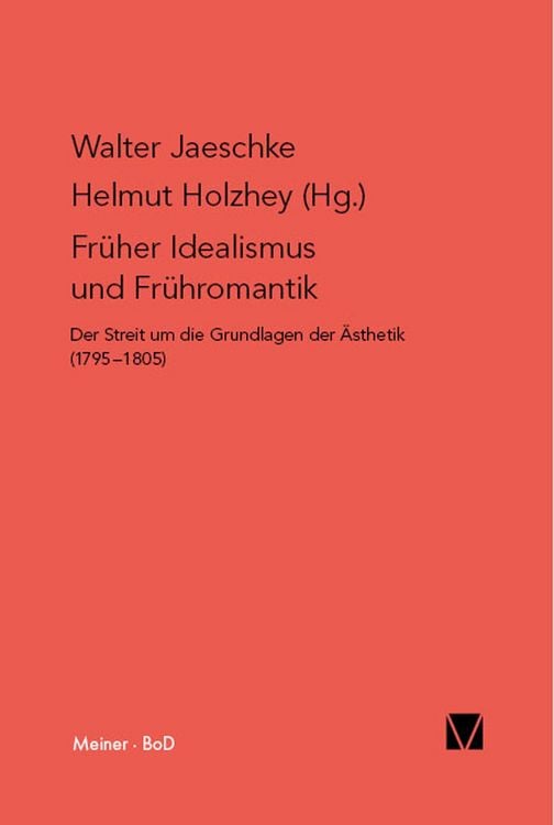 Produktbild: Fr&uuml;her Idealismus und Fr&uuml;hromantik