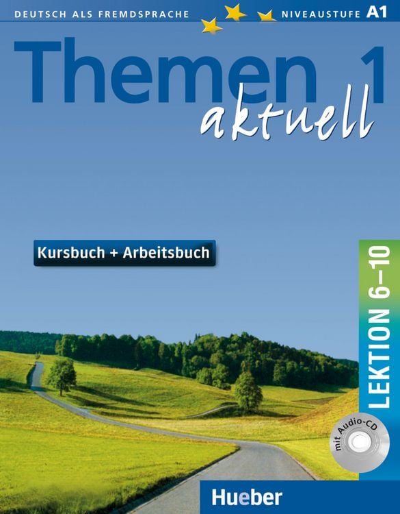 Produktbild: Themen aktuell 1. Kursbuch und Arbeitsbuch. Lektion 6 - 10. Mit CD