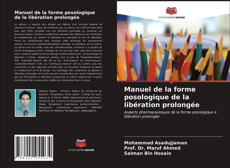 Produktbild: Manuel de la forme posologique de la lib&eacute;ration prolong&eacute;e