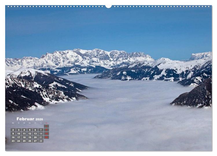 Produktbild: Die weiten T&auml;ler im Salzburger Land (Wandkalender 2026 DIN A2 quer), CALVENDO Monatskalender