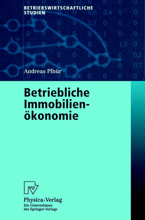 Produktbild: Betriebliche Immobilien&ouml;konomie
