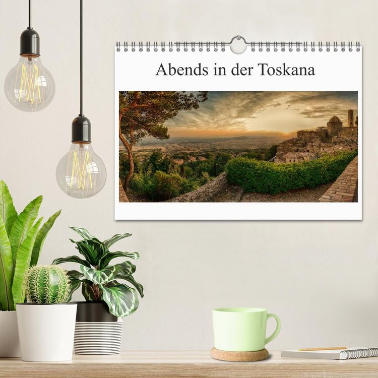 Produktbild: Abends in der Toskana (Wandkalender 2026 DIN A4 quer), CALVENDO Monatskalender
