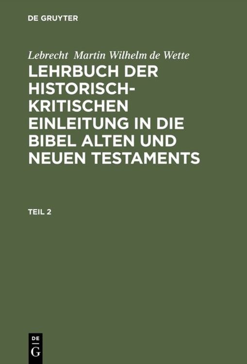 Produktbild: Lehrbuch der historisch-kritischen Einleitung in die kanonischen B&uuml;cher des Neuen Testaments