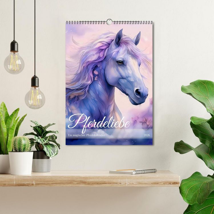 Produktbild: Pferdeliebe - Ein magischer Pferdekalender (Wandkalender 2026 DIN A3 hoch), CALVENDO Monatskalender